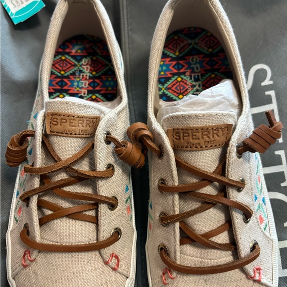 Sperry Tan and Multicolor Women's Sneakers - Picture 3 of 3